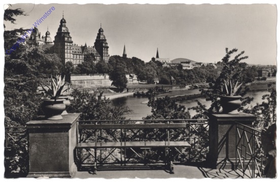 Aschaffenburg, Blick vom Pompejanum