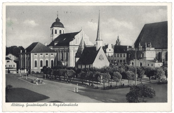 Altötting, Gnadenkapelle u. Magdalenakirche