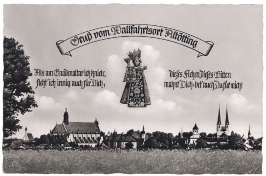 Altötting, Gruss vom Wallfahrtsort