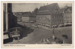 Augsburg, Weberhaus, Merkurbrunnen