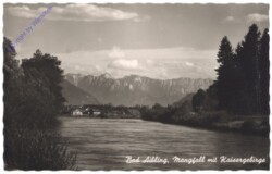 Bad Aibling, Mangfall mit Kaisergebirge