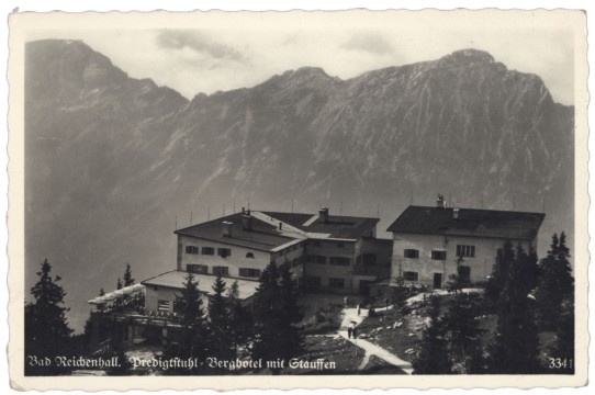 Bad Reichenhall, Predigtstuhl-Berghotel mit Stauffen