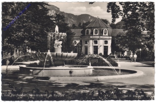 Bad Reichenhall, Sole-Brunnen im Kurpark