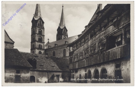 Bamberg, Alte Hofhaltung u. Dom