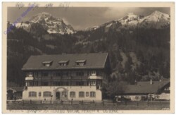 Bayrischzell, Hotel Alpenrose mit Wendelstein
