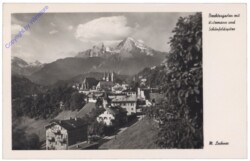 Berchtesgaden, mit Watzmann und Schönfeldspitze