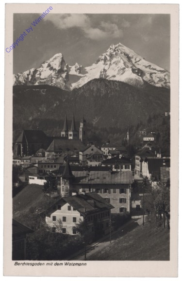 Berchtesgaden, mit dem Watzmann