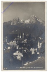Berchtesgaden, mit Watzmann