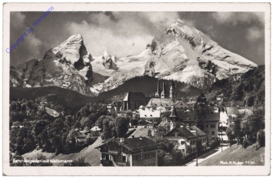 Berchtesgaden, mit Watzmann
