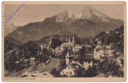 Berchtesgaden, mit Watzmann