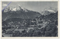 Berchtesgaden, mit Watzmann und Hochkalter