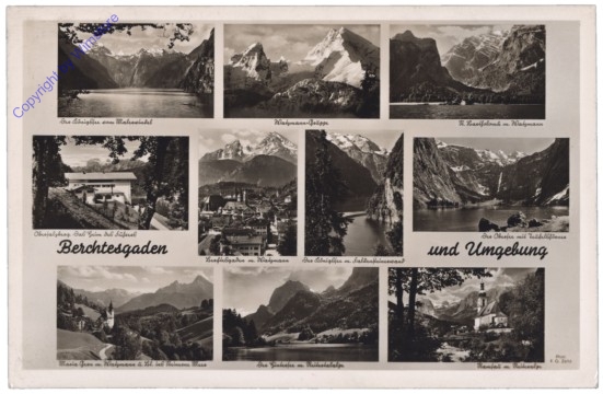 Berchtesgaden, Multiansicht