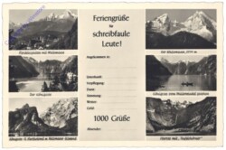 Berchtesgaden, Feriengrüße für schreibfaule Leute