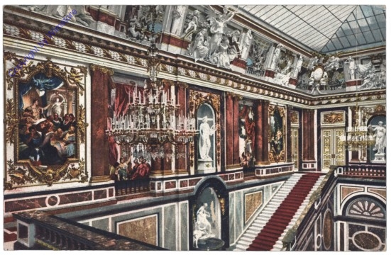 Chiemsee, Schloss Herrenchiemsee, Treppenhaus
