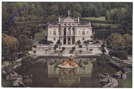 ak134588 Ettal, Linderhof, Blick auf Schloss