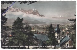 Garmisch-Partenkirchen, gegen Zugspitzgruppe und Daniel