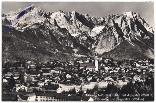 Garmisch-Partenkirchen, mit Alpspitze, Höllental und Zugspitze
