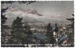Garmisch-Partenkirchen, gegen Zugspitzgruppe und Daniel