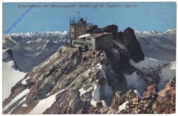 Garmisch-Partenkirchen, Münchnerhaus mit Meteorologischer Station auf der Zugspitze