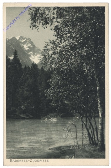 Grainau, Badersee - Zugspitze