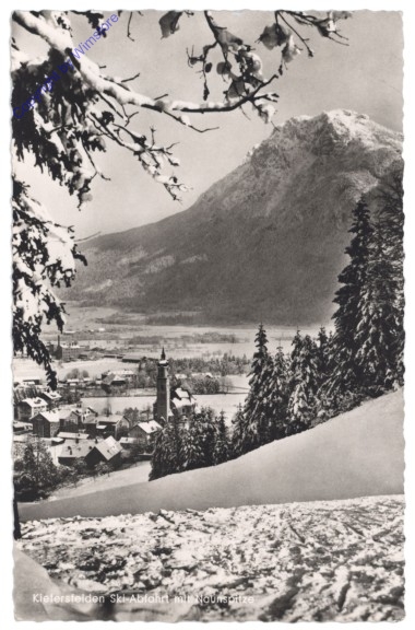 Kiefersfelden, Ski-Abfahrt mit Naunspitze