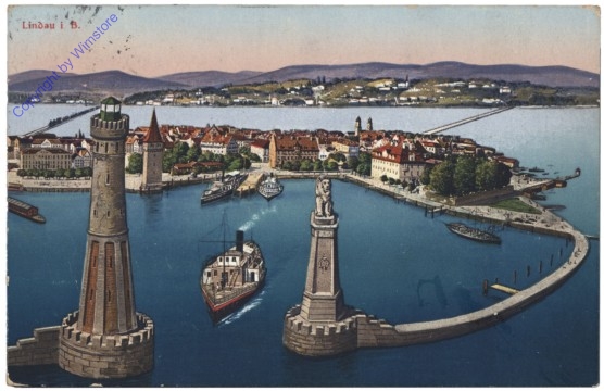 Lindau, Hafenansicht