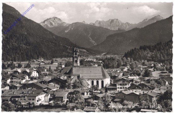 ak134770 Mittenwald, Ortsansicht