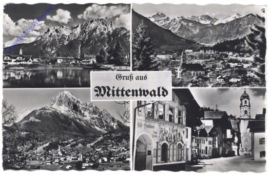 ak134773 Mittenwald, Multiansicht