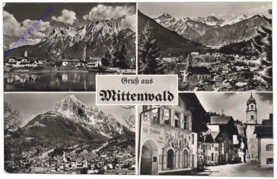 ak134774 Mittenwald, Multiansicht