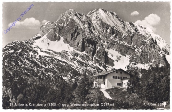 ak134775 Mittenwald, St. Anton a. Kranzberg geg. Wettersteinspitze