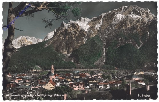 ak134780 Mittenwald, ggen Karwendelgebirge