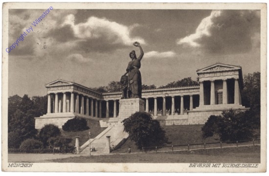München, Bavaria mit Ruhmeshalle