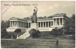 ak134784 München, Bavaria mit Ruhmeshalle