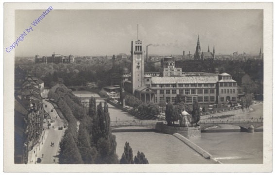 München, Deutsches Museum und Isar