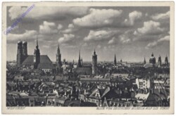 München, Blick vom Deutschen Museum auf die Stadt