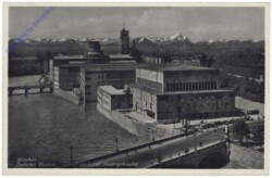 München, Deutsches Museum mit den neuen Studiergebäuden