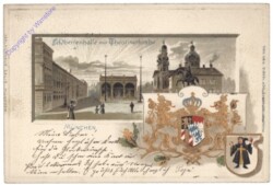 München, Feldherrenhalle mit Theatinerkirche