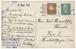 München, Blick v.d. Ludwigskirche auf Universität und Schwabing