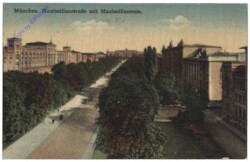 München, Maximilianstrasse mit Maximilianeum