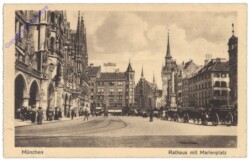 München, Rathaus mit Marienplatz