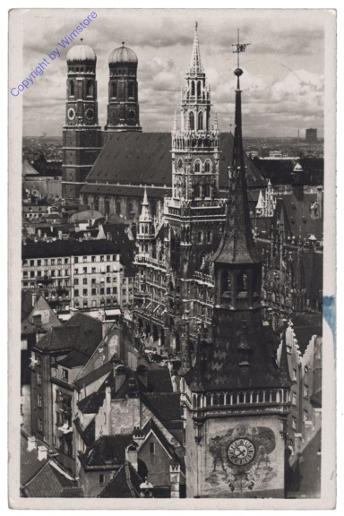 München, Frauenkirche, Neues und Altes Rathaus