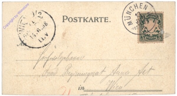 ak134954a München, Ortsansicht