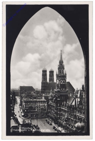 München, Marienplatz und Kaufingerstrasse