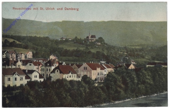 ak135010 Neuschönau, mit St. Ulrich und Damberg