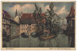 Nürnberg, Partie an der Museumsbrücke