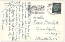 Nürnberg, Blick von der Sebalduskirche zur Burg