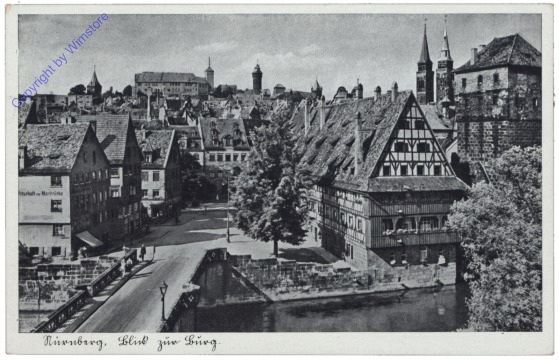 Nürnberg, Blick zur Burg
