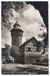 Nürnberg, Burg mit Blick zum Sinweltturm