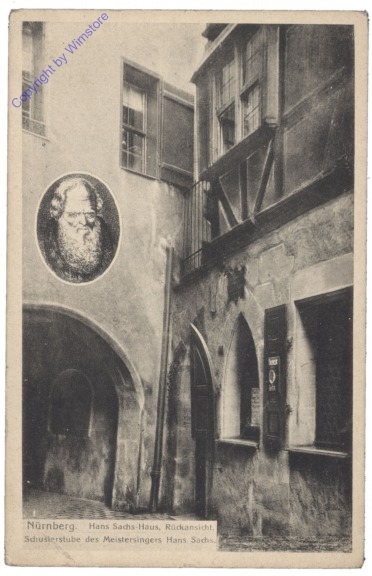 Nürnberg, Hans Sachs Haus, Rückansicht