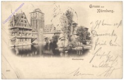 ak135061 Nürnberg, Am Henkersteg